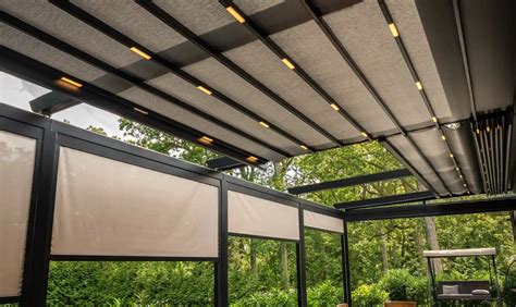 pergolas wayfair|modern pergola with retractable roof.